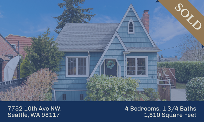 7752 10th Ave NW in Seattle, listed by Realtor Sandy Walsh of Exact Home Team