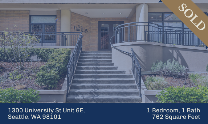 1300 University St. Unit 6E in Seattle, listed by Realtor Sandy Walsh of Exact Home Team