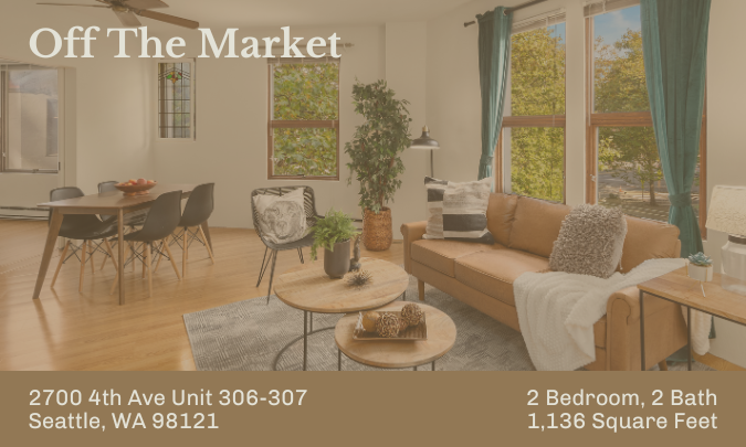 2700 4th Ave Unit 306-307 in Seattle, Off the market, Listed by Realtor Sandy Walsh of Exact Home Team