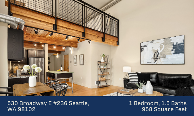 530 Broadway E #236 in Capitol Hill, Listed by Sandy Walsh of Exact Home Team